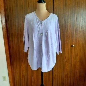 J.Jill kimono style sweater.   Size: medium.  Color: light lavender